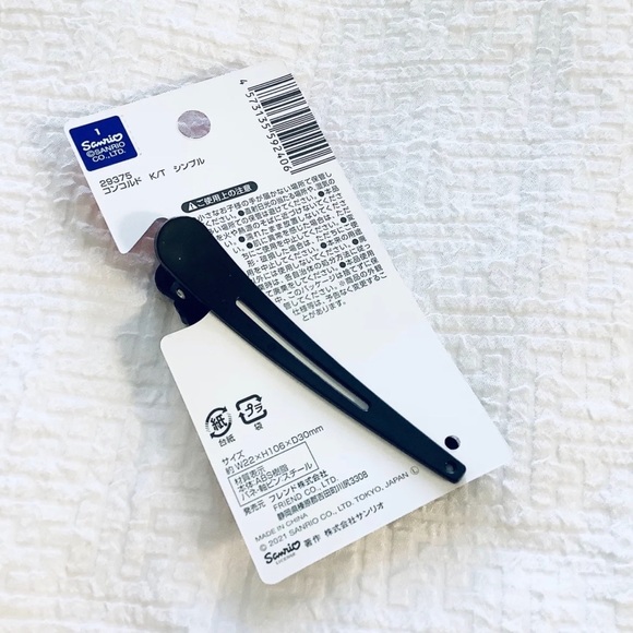 Sanrio Hello Kitty black bows hair clip - Picture 3 of 3